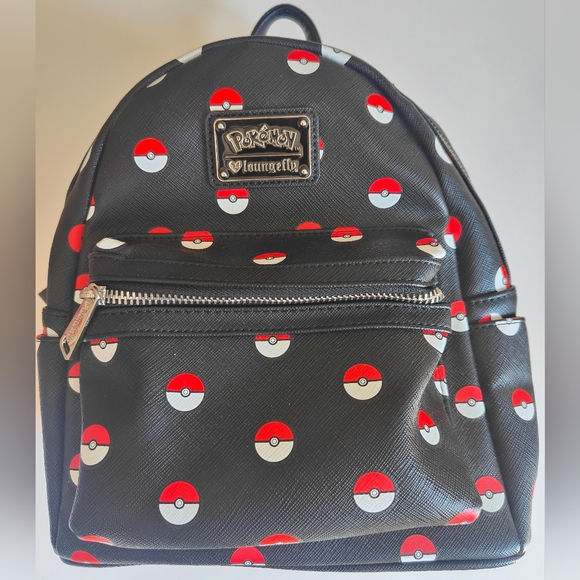 Loungefly | Bags | Loungefly Pokmon Black Mini Bag With Red  display picture 2